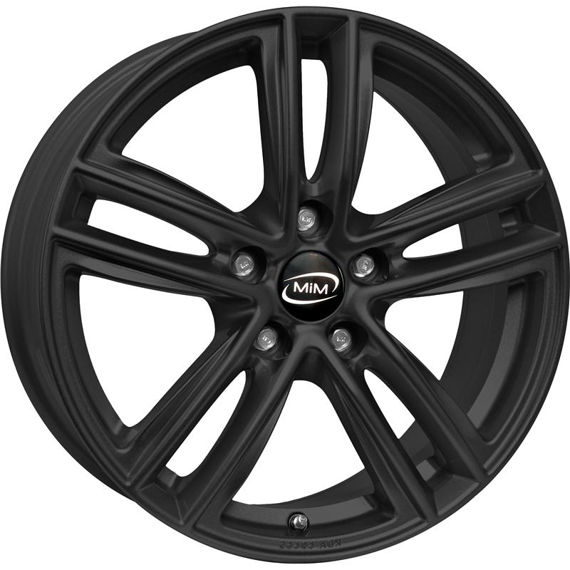 aCerchi in Lega MIM Real Ece Matt Black 5 fori 17\" 6.5X17 ET40 5x114.3