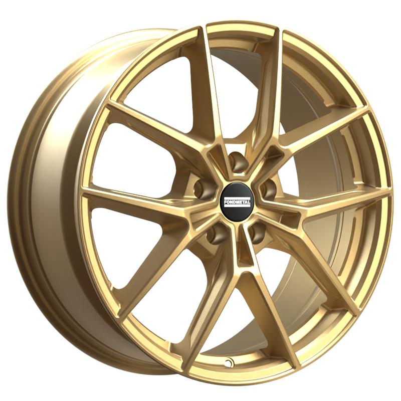 aCerchi in Lega FONDMETAL Iupiter Matt Gold 5 fori 19\" 8X19 ET47 5x112