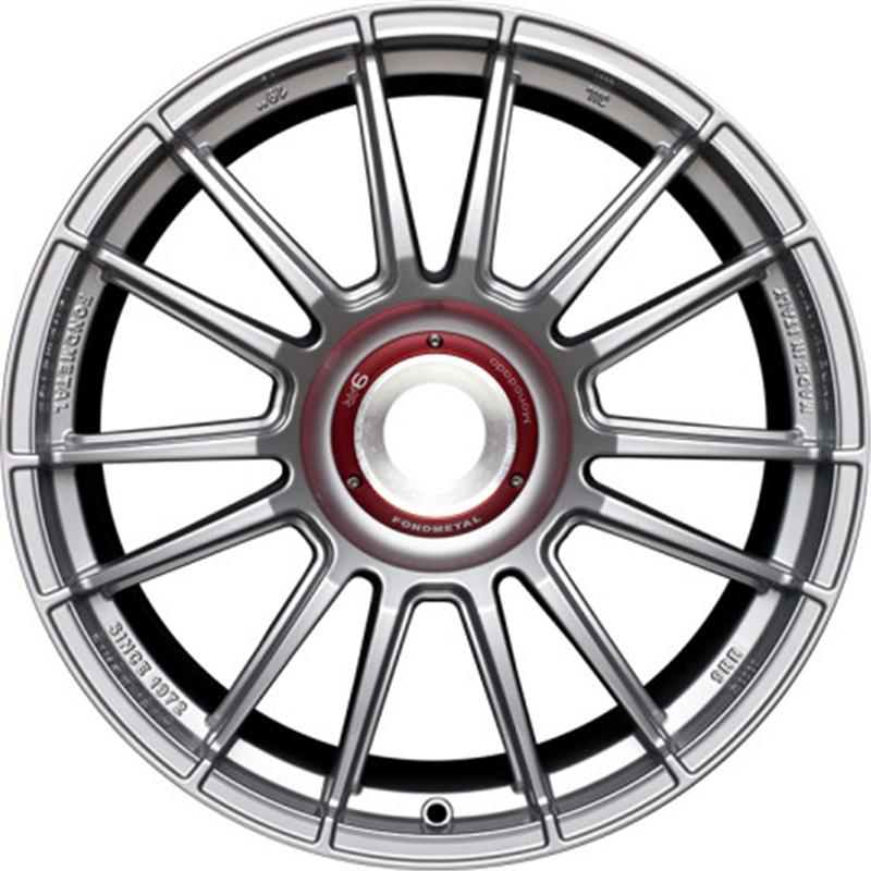 Cerchi in Lega FONDMETAL 9rr cl Glossy Silver 15 fori 20\" 11X20 ET47 15x130