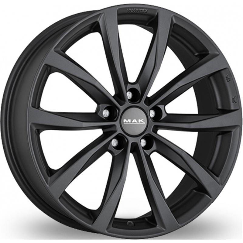 aCerchi in Lega MAK Wolf Glossy Black 5 fori 16\" 6.5X16 ET40 5x114.3