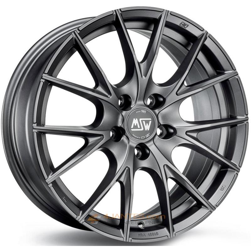 Cerchi in Lega MSW Msw 25 Matt Titanium 5 fori 18\" 9X18 ET34 5x110