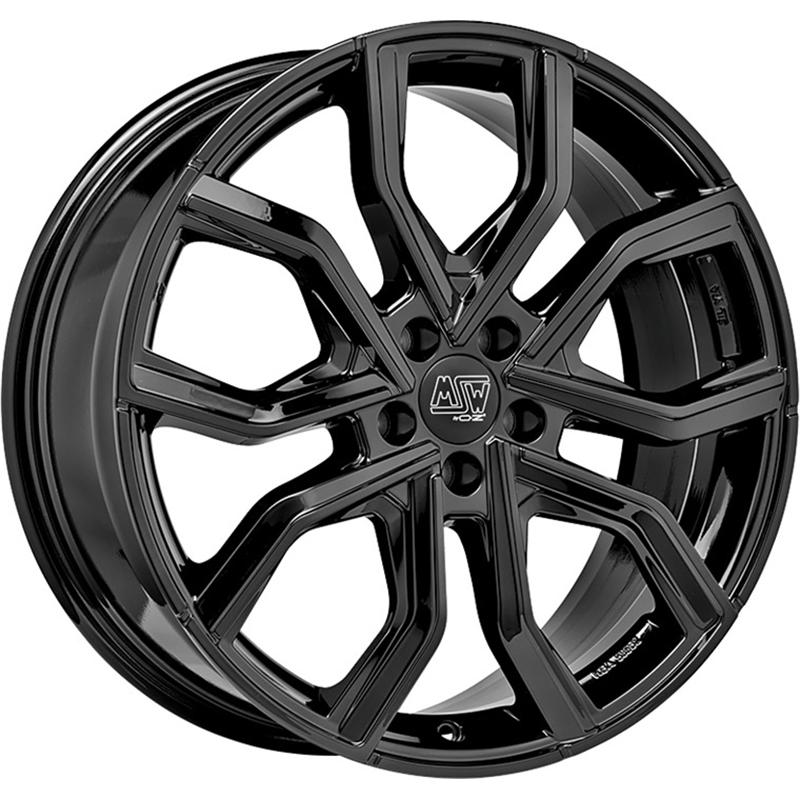 aCerchi in Lega MSW Msw 41 Glossy Black 5 fori 19\" 8X19 ET50 5x114.3