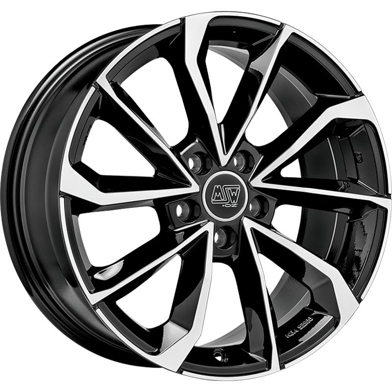 aCerchi in Lega MSW Msw 42 Gloss Black Full Polished 5 fori 19\" 8X19 ET49 5x112