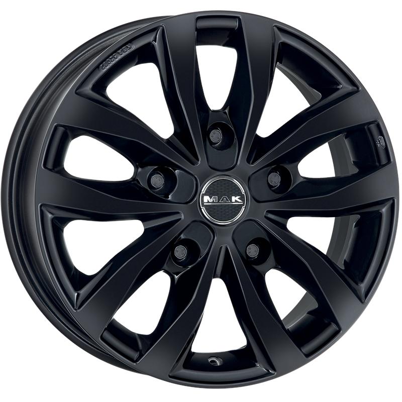 aCerchi in Lega MAK Load Glossy Black 5 fori 17\" 7X17 ET45 5x114.3