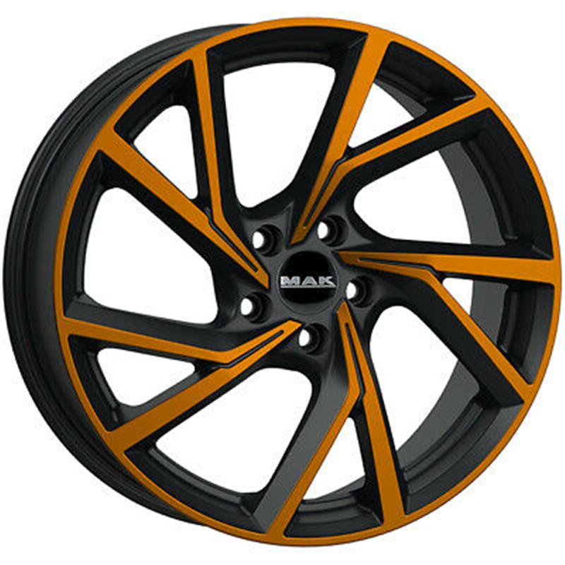 aCerchi in Lega MAK Kassel Black And Bronze 5 fori 19\" 8X19 ET40 5x114.3