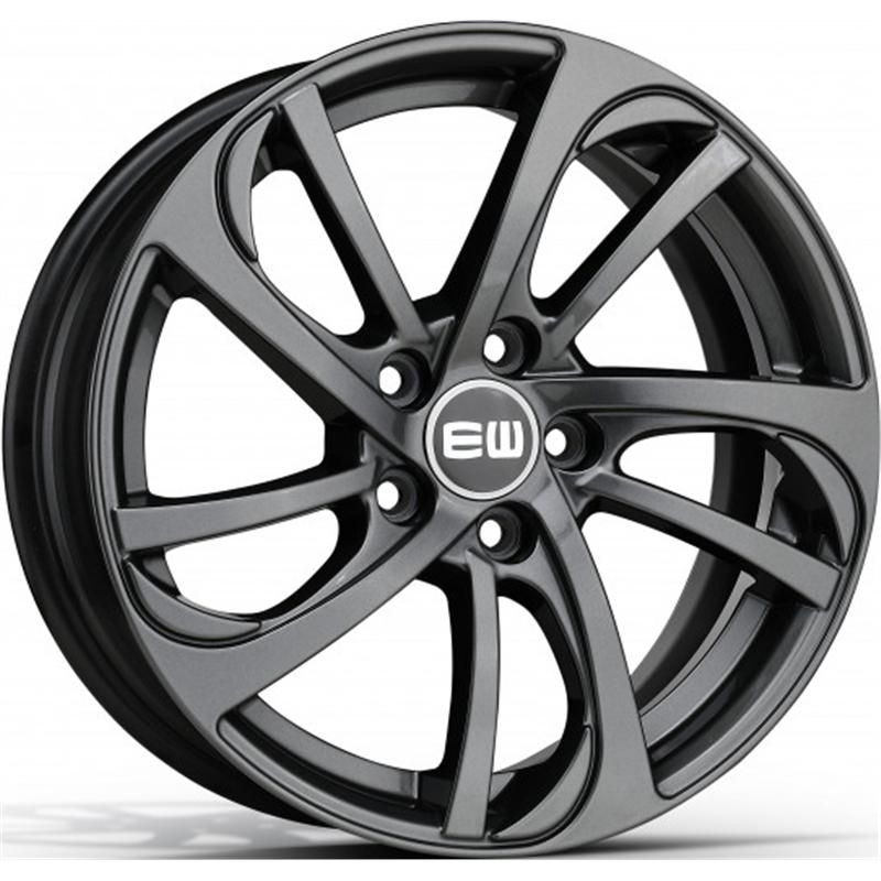 aCerchi in Lega EW Ew03 Storm Palladium 5 fori 17\" 7.5X17 ET42 5x108