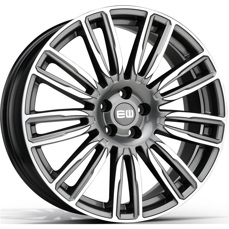 aCerchi in Lega EW Ew06 Mirage Palladium Polished 5 fori 19\" 8.5X19 ET30 5x112