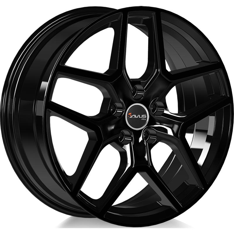 aCerchi in Lega AVUS AC-519 Black 5 fori 17\" 7X17 ET35 5x114.3