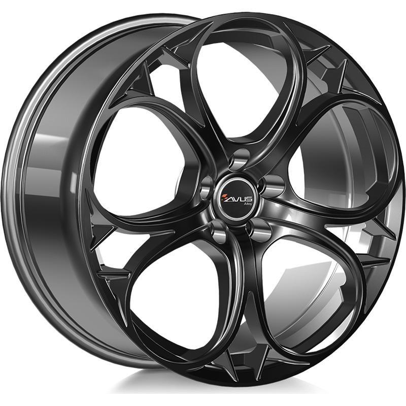 aCerchi in Lega AVUS AC-520 Anthracite 5 fori 19\" 8X19 ET33 5x110