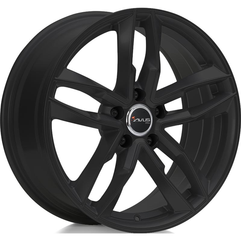 Cerchi in Lega AVUS Af16 Black 5 fori 19\" 8.5X19 ET45 5x112