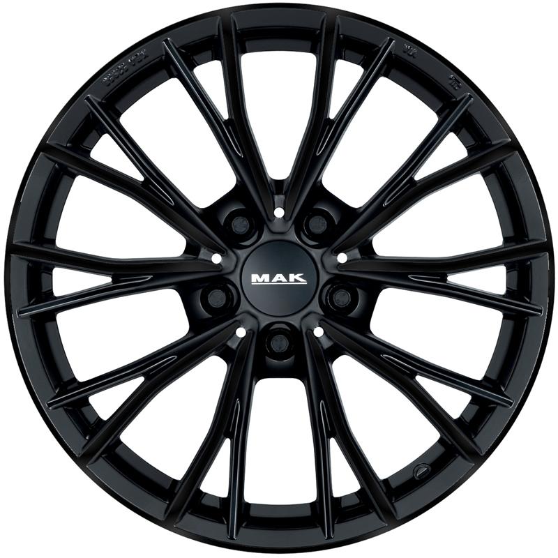 aCerchi in Lega MAK Mark Glossy Black 5 fori 17\" 7.5X17 ET24 5x112