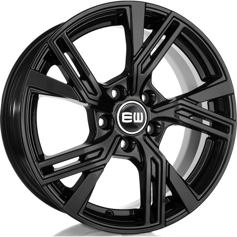 aCerchi in Lega EW Ew16 Thoth Black 5 fori 17\" 7.5X17 ET45 5x112