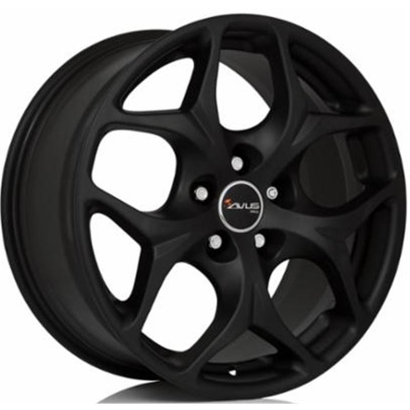 Cerchi in Lega AVUS AC-Mb2 Matt Black 5 fori 20\" 9X20 ET35 5x112