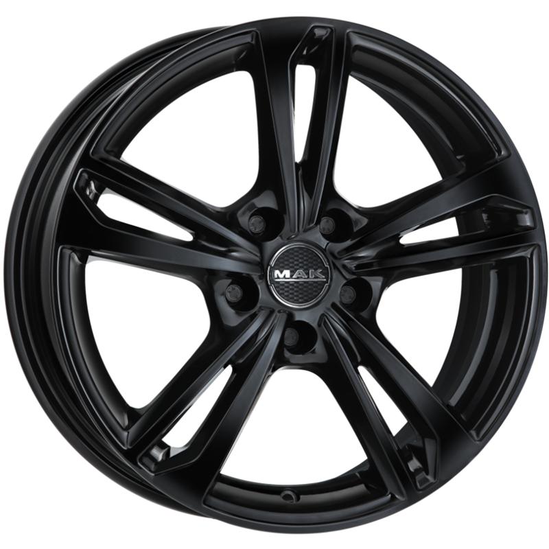 aCerchi in Lega MAK Emblema Glossy Black 5 fori 18\" 8X18 ET40 5x110