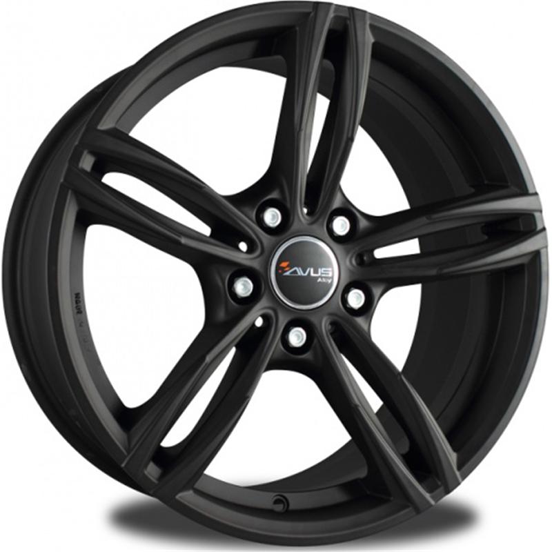 aCerchi in Lega AVUS Af15 Matt Black 5 fori 17\" 8X17 ET30 5x112