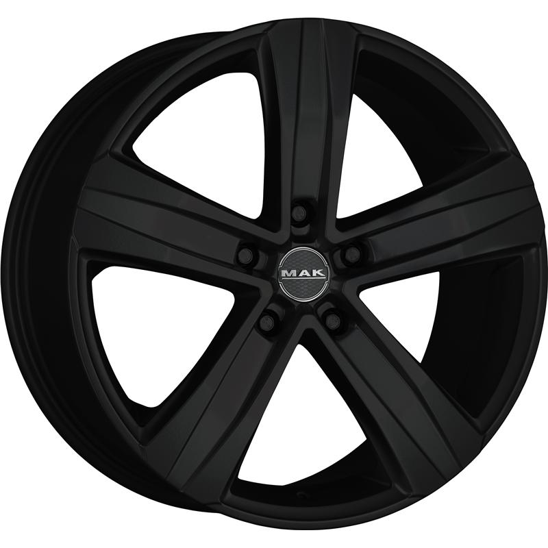 aCerchi in Lega MAK Stone 5 Glossy Black 5 fori 18\" 7.5X18 ET38 5x127