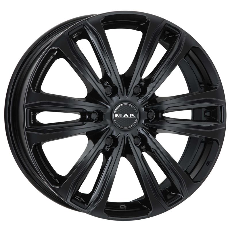 aCerchi in Lega MAK Safari 6 Glossy Black 6 fori 20\" 8.5X20 ET30 6x139.7