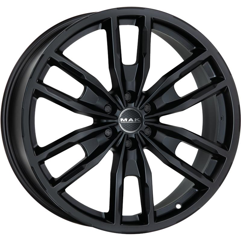 aCerchi in Lega MAK Peak Matt Black 6 fori 18\" 8.5X18 ET35 6x139.7