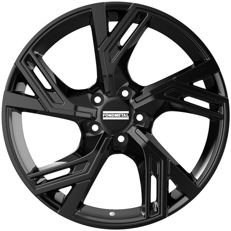 aCerchi in Lega FONDMETAL Atena Glossy Black 5 fori 19\" 8.5X19 ET28 5x112