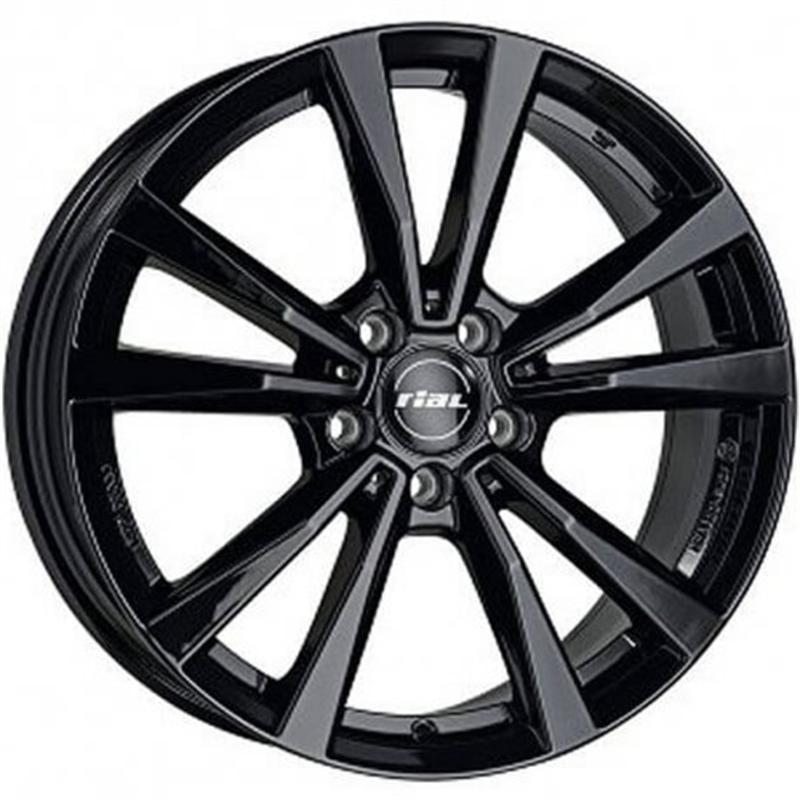 Cerchi in Lega RIAL M12 Diamant Schwarz 5 fori 18 7 5X18 ET44