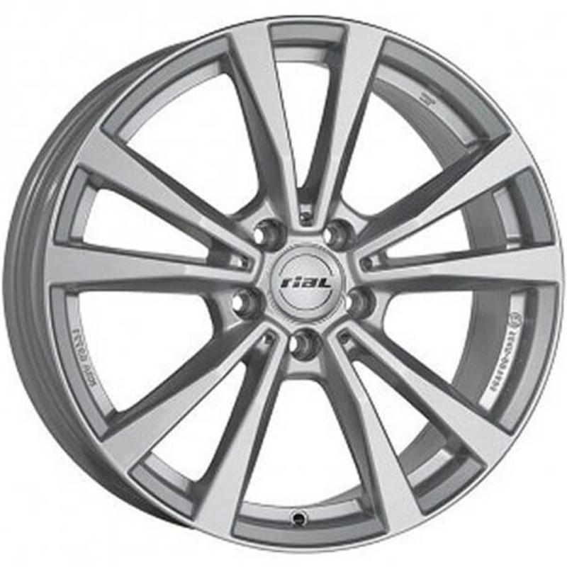 aCerchi in Lega RIAL M12 Polar Silber 5 fori 19\" 8X19 ET38 5x112