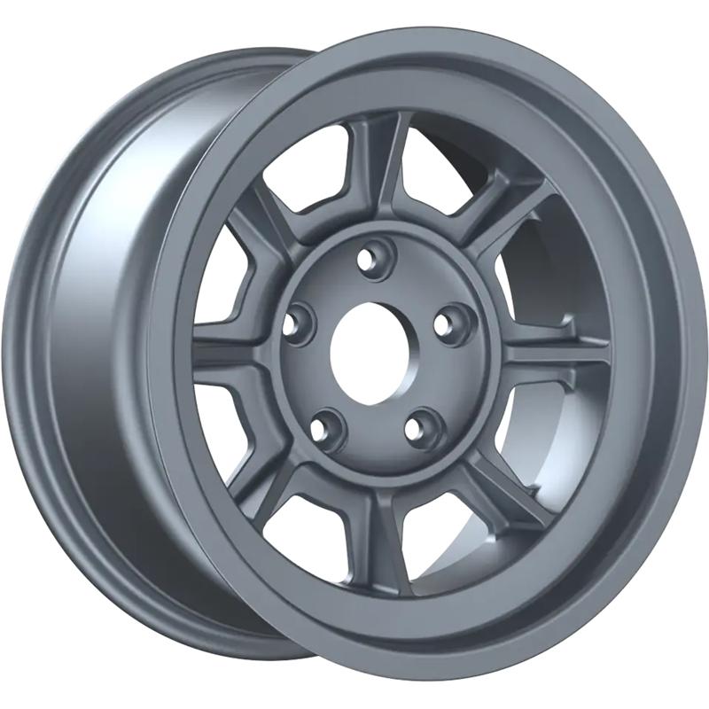 Cerchi in Lega FONDMETAL Pag16 Matt Silver 5 fori 16\" 8X16 ET10.6 5x130