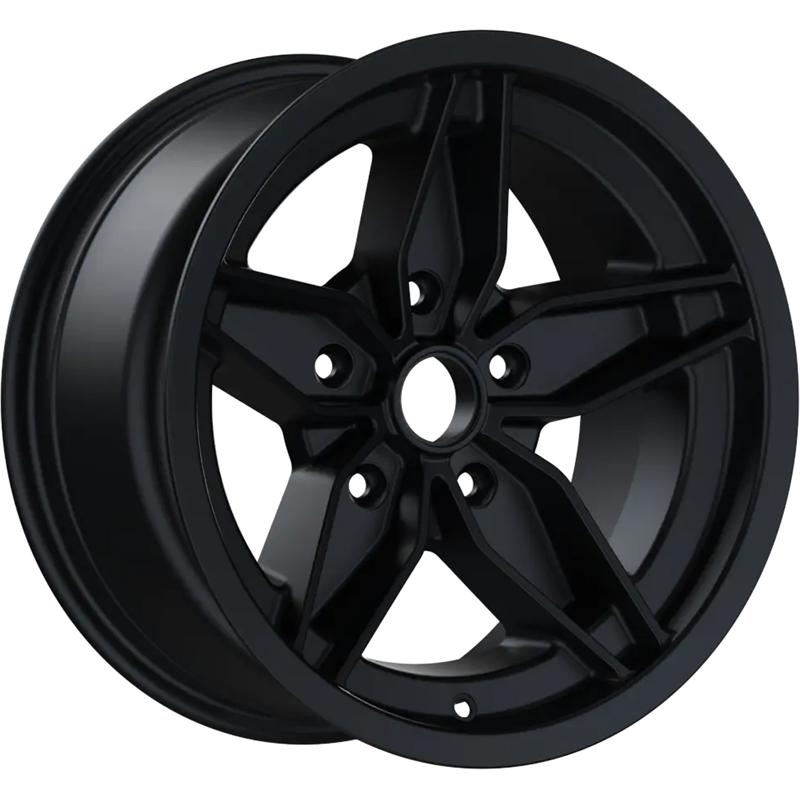 Cerchi in Lega FONDMETAL Str16 Matt Black 5 fori 16\" 7X16 ET10.4 5x108