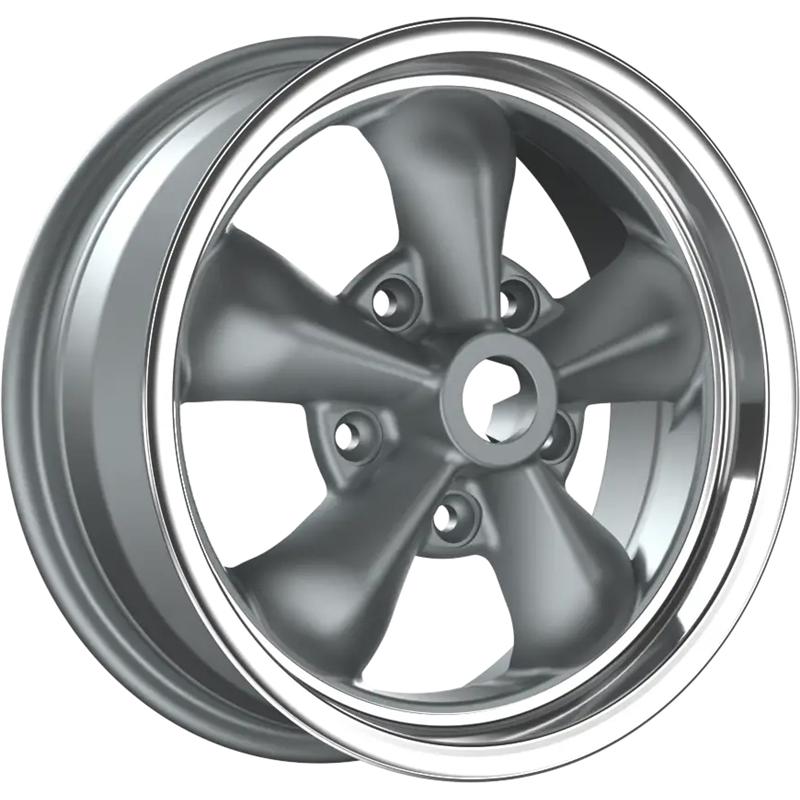 Cerchi in Lega FONDMETAL Tt01 Matt Clearcoat 20 Gloss Machined 5 fori 15\" 7X15 ET32 5x130