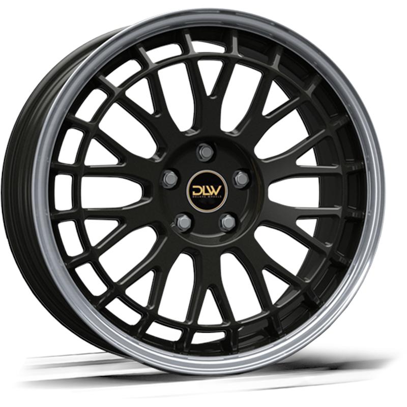Cerchi in Lega ETA BETA Unit Matt Black Lip Polish 5 fori 21\" 9X21 ET40 5x112
