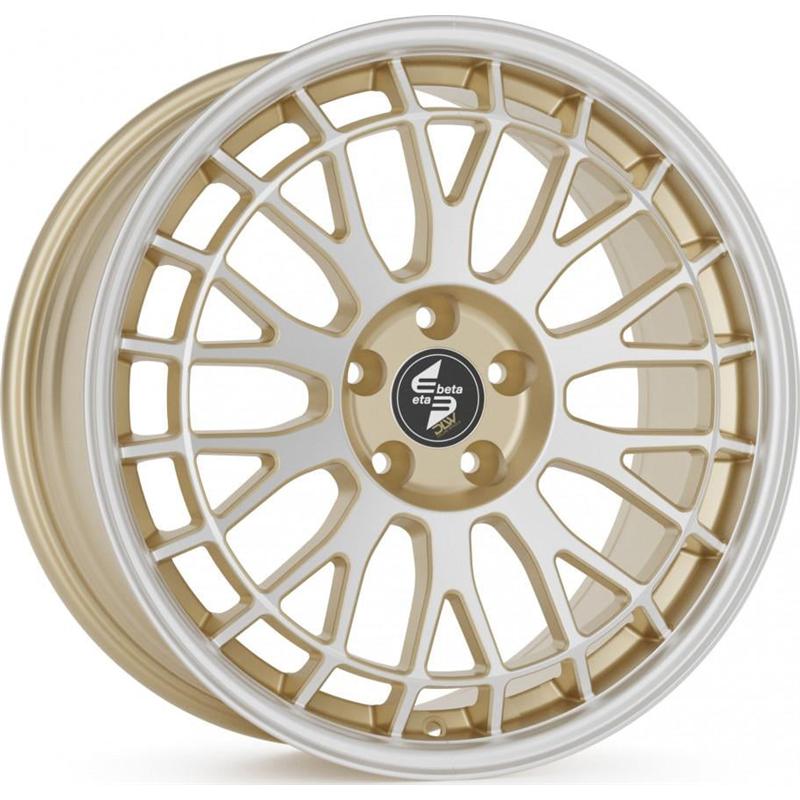 Cerchi in Lega ETA BETA Unit Matt Gold Lip+face Polish 5 fori 21\" 9.5X21 ET50 5x112