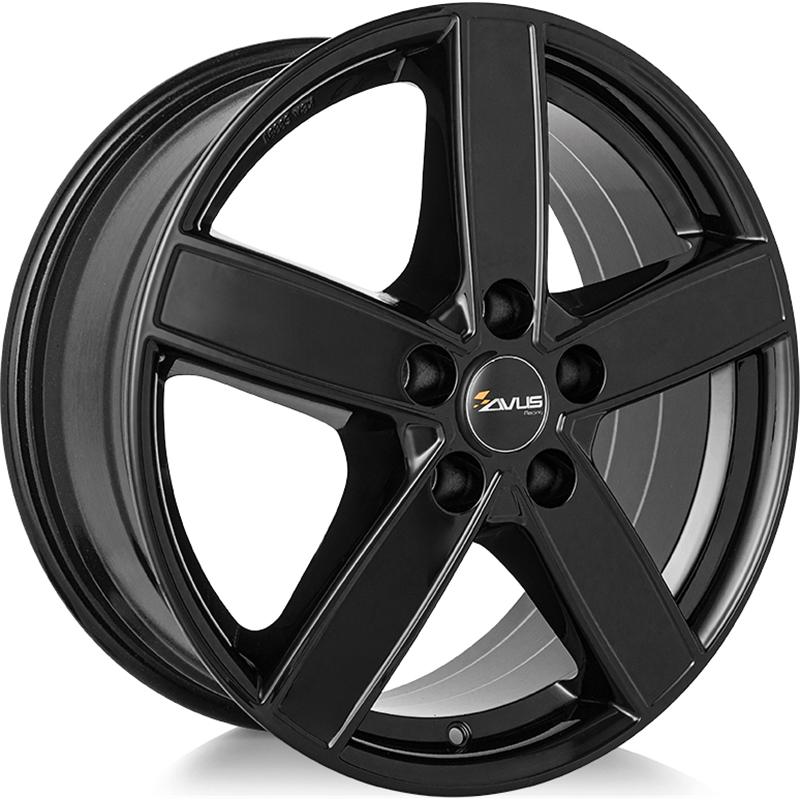 aCerchi in Lega AVUS AC-V51 Black 5 fori 18\" 8X18 ET38 5x114.3