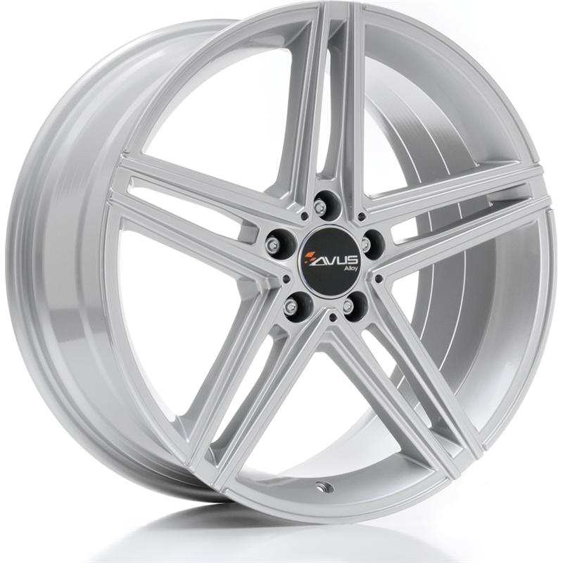 aCerchi in Lega AVUS AC-515 Hyper Silver 5 fori 17\" 8X17 ET53 5x112