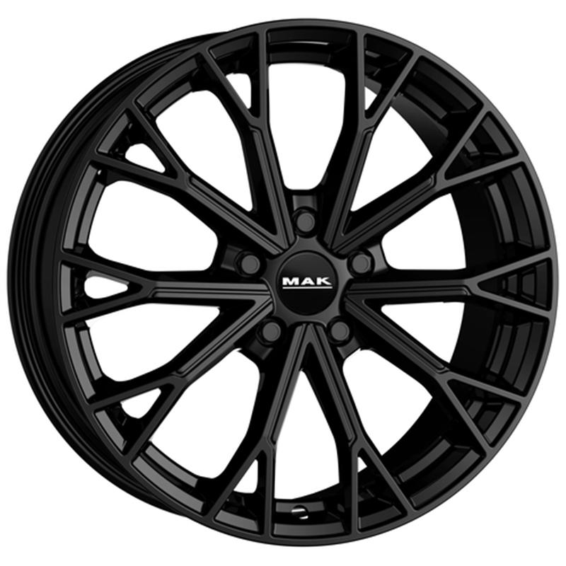 Cerchi in Lega MAK Asphalt Glossy Black 5 fori 19\" 8X19 ET40 5x114.3