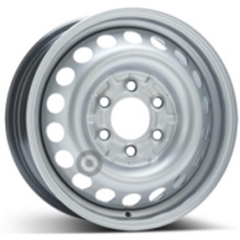 Cerchi in Lega KFZ ALCAR Steel Superpolish 6 fori 16\" 6.5X16 ET62 6x130