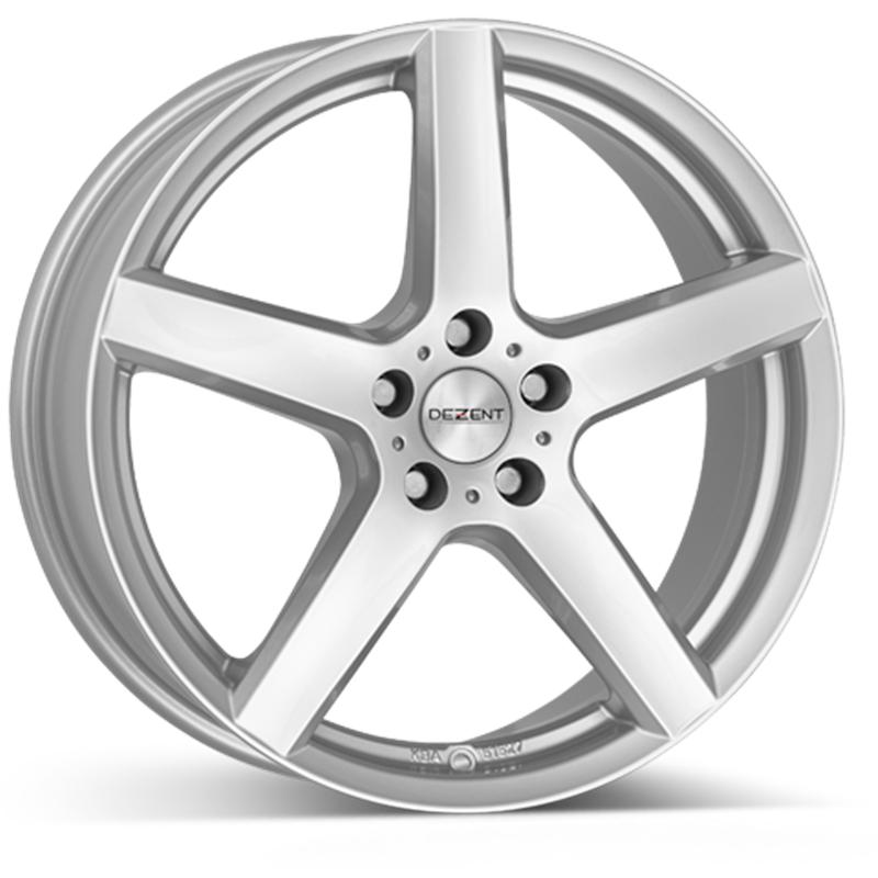 aCerchi in Lega DEZENT Ty Silver 5 fori 18\" 7.5X18 ET50 5x112