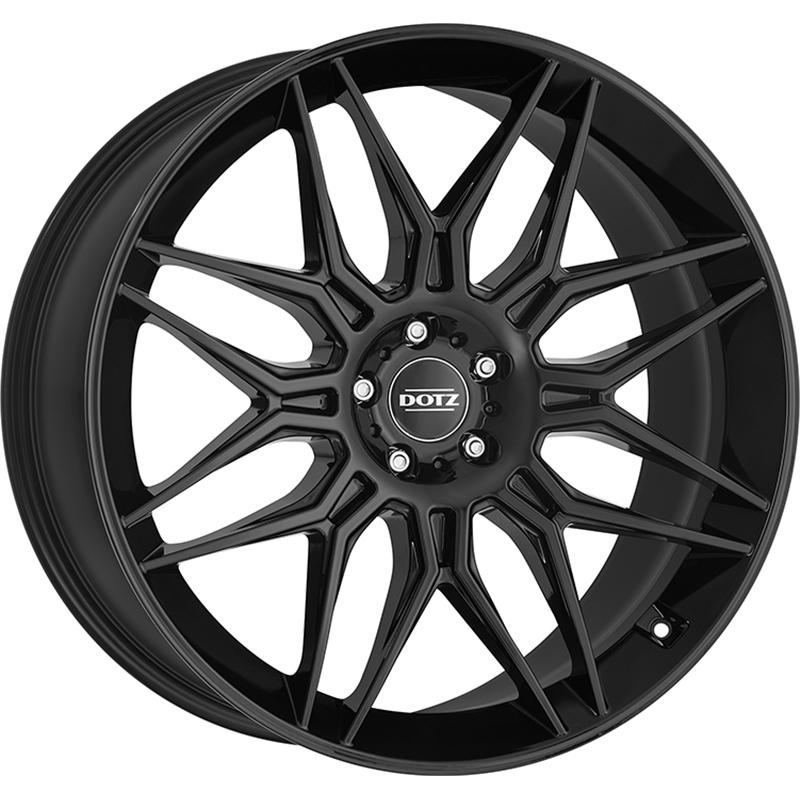 aCerchi in Lega DOTZ Longbeach Black 5 fori 21\" 9.5X21 ET36 5x108