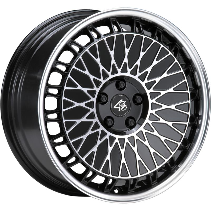 Cerchi in Lega ETA BETA Eb40 Shiny Black Face Polish 5 fori 19\" 8.5X19 ET45 5x112