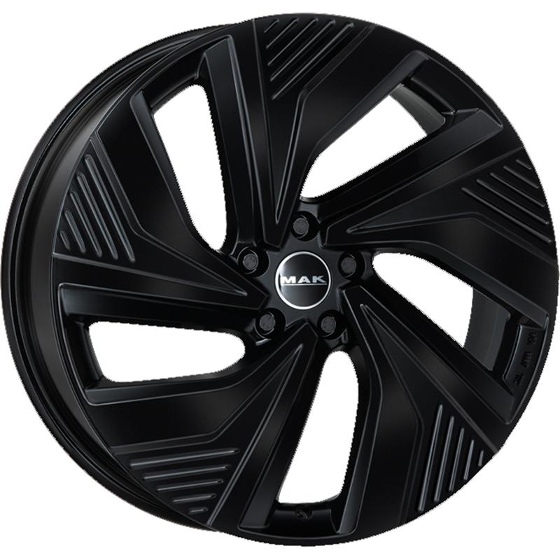 aCerchi in Lega MAK Electra Glossy Black 5 fori 20\" 8X20 ET47.5 5x108