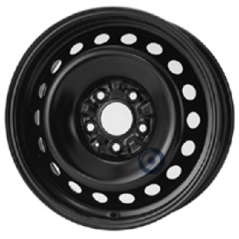 Cerchi in Lega MW GIANETTI RUOTE Steel Nero 5 fori 16\" 6.5X16 ET40 5x114.3