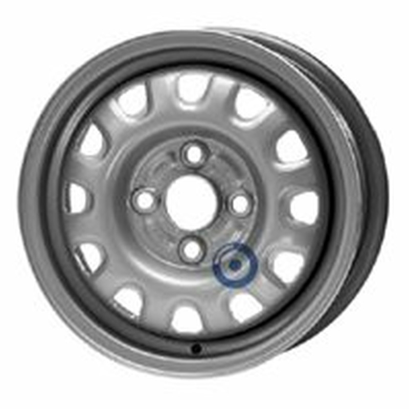 Cerchi in Lega KFZ ALCAR Steel Silver 4 fori 13\" 5X13 ET45 4x100