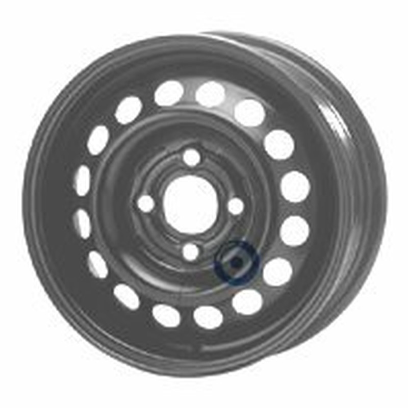 Cerchi in Lega KFZ ALCAR Steel Nero 4 fori 13\" 5X13 ET45 4x100