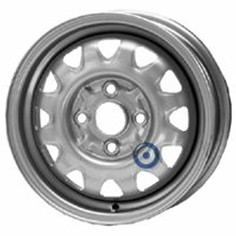 Cerchi in Lega KFZ ALCAR Steel Silver 4 fori 13\" 5X13 ET45 4x100