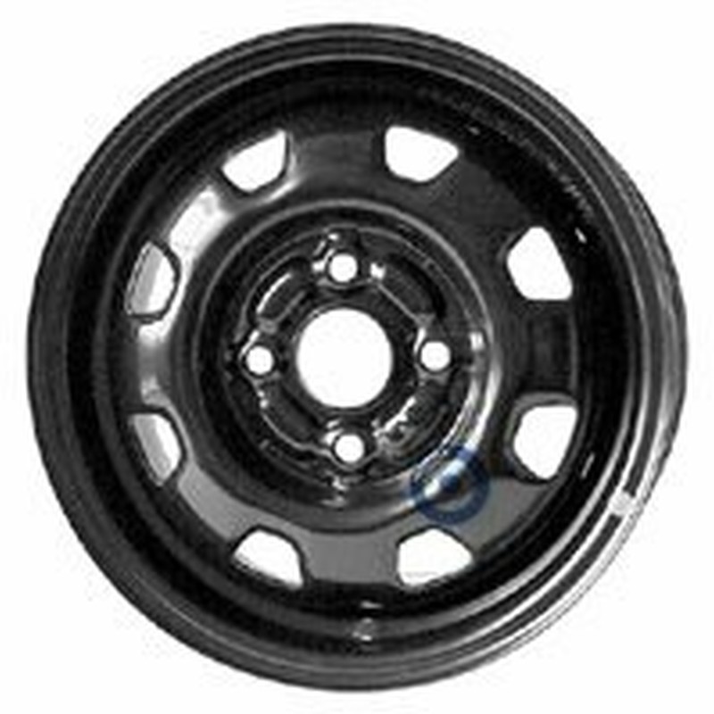 Cerchi in Lega KFZ ALCAR Steel Nero 4 fori 13\" 5X13 ET46 4x100