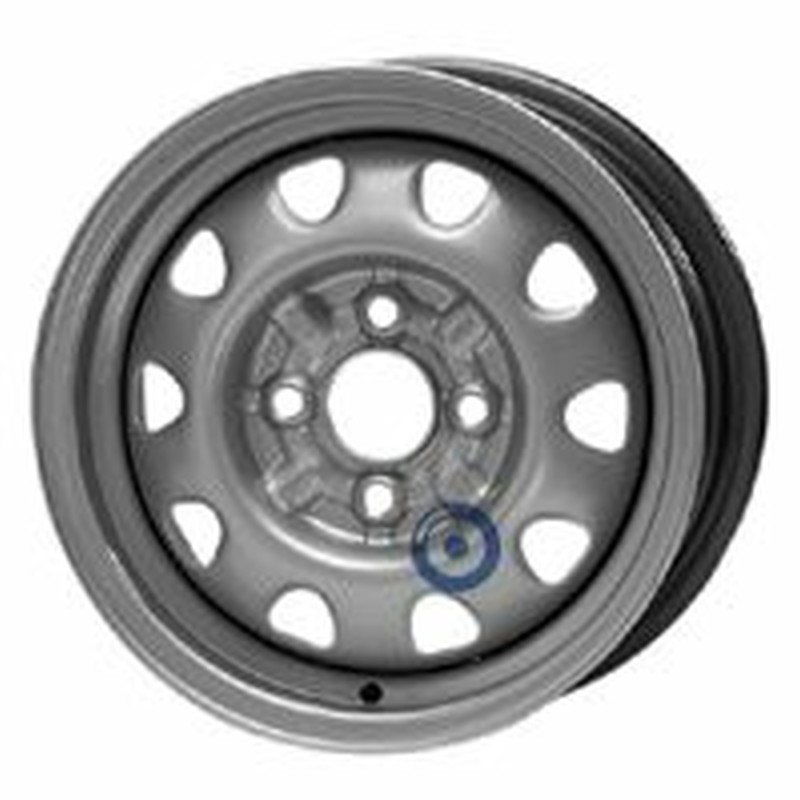 Cerchi in Lega KFZ ALCAR Steel Silver 4 fori 13\" 5.5X13 ET0 4x100
