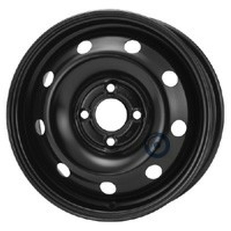 Cerchi in Lega KFZ ALCAR Steel Nero 4 fori 14\" 5.5X14 ET43 4x100