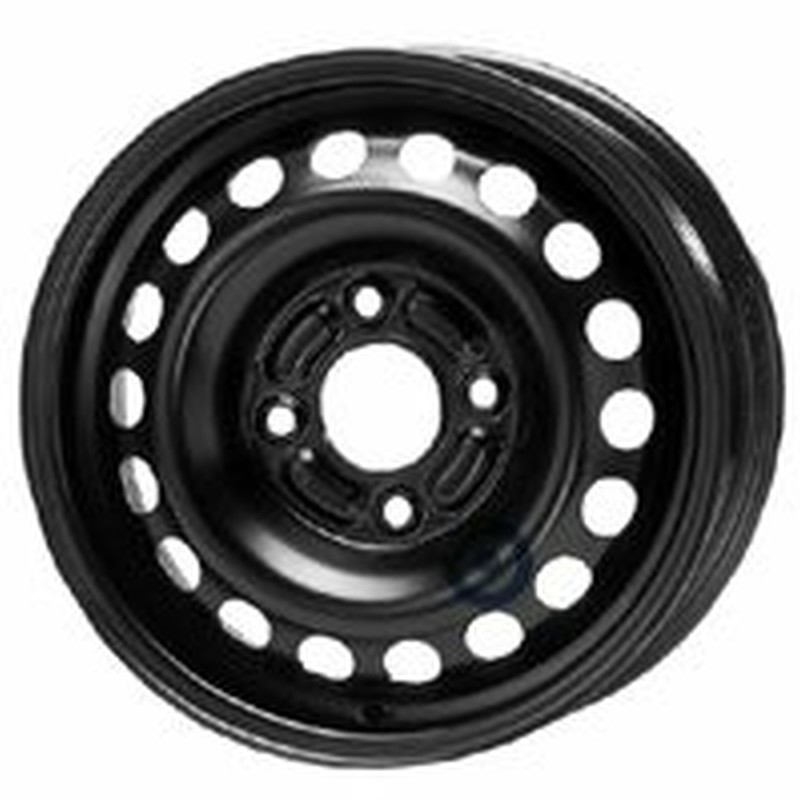 Cerchi in Lega KFZ ALCAR Steel Nero 4 fori 14\" 5.5X14 ET46 4x114.3