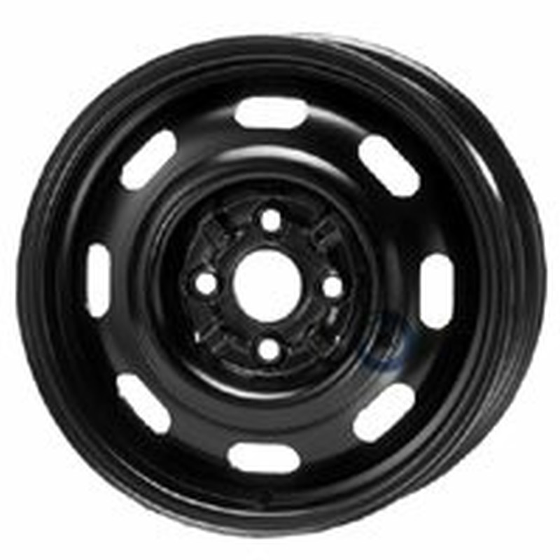 Cerchi in Lega KFZ ALCAR Steel Nero 4 fori 14\" 5.5X14 ET45 4x100
