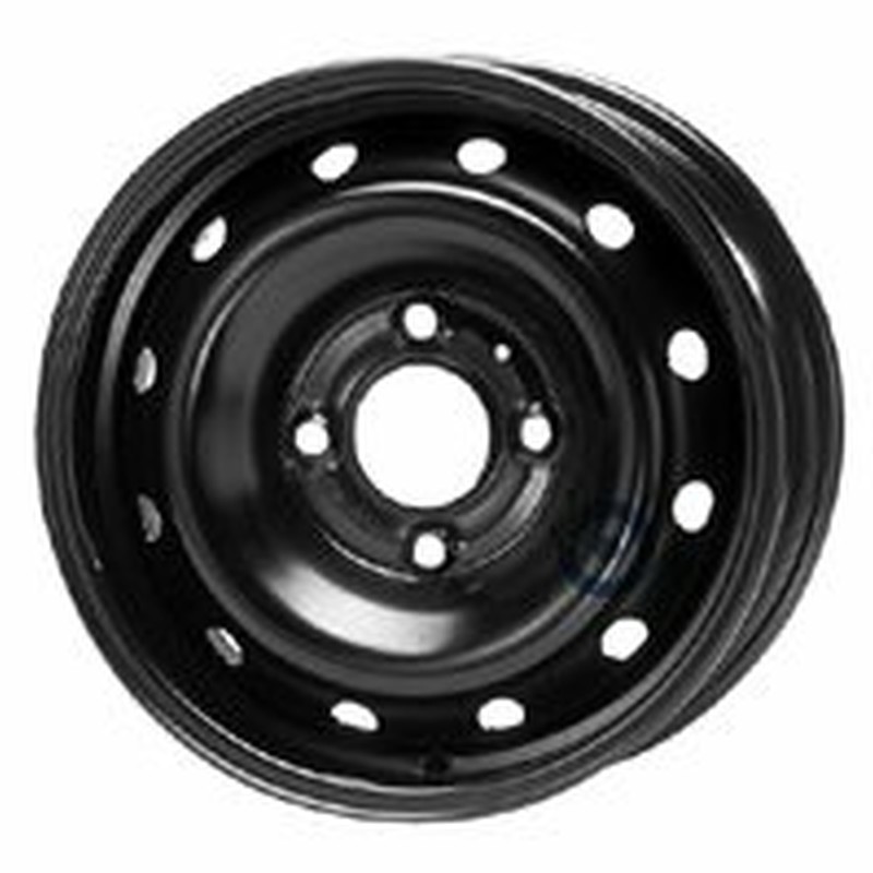 Cerchi in Lega KFZ ALCAR Steel Nero 4 fori 14\" 5.5X14 ET18 4x108