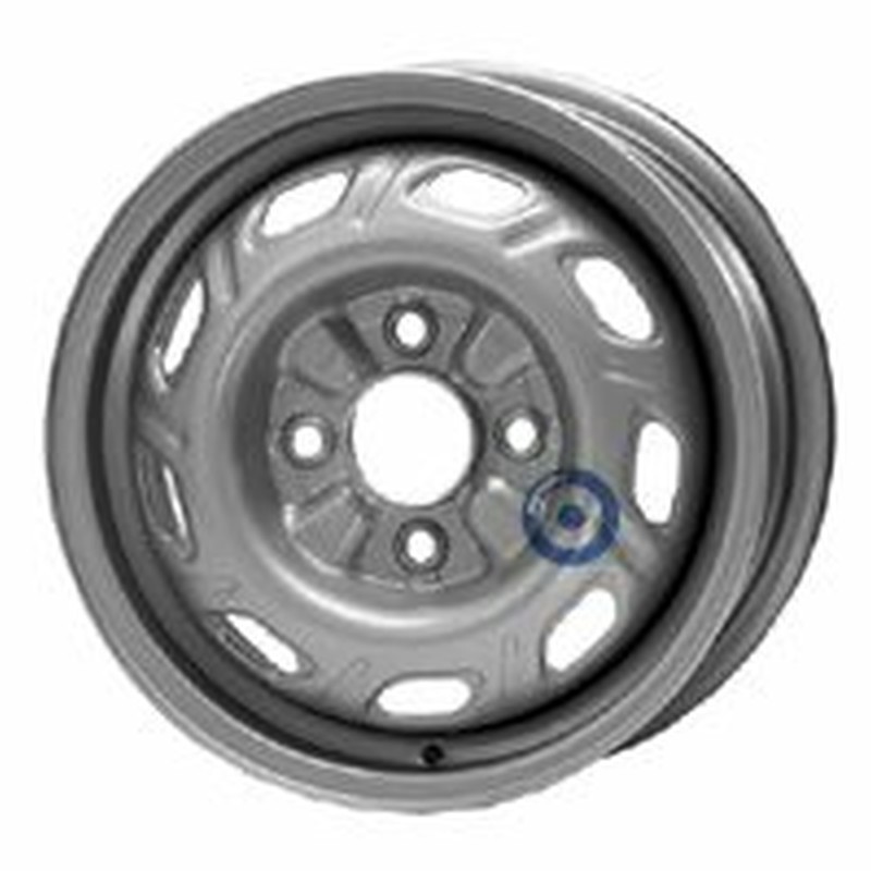 Cerchi in Lega KFZ ALCAR Steel Nero 4 fori 14\" 5.5X14 ET46 4x114.3