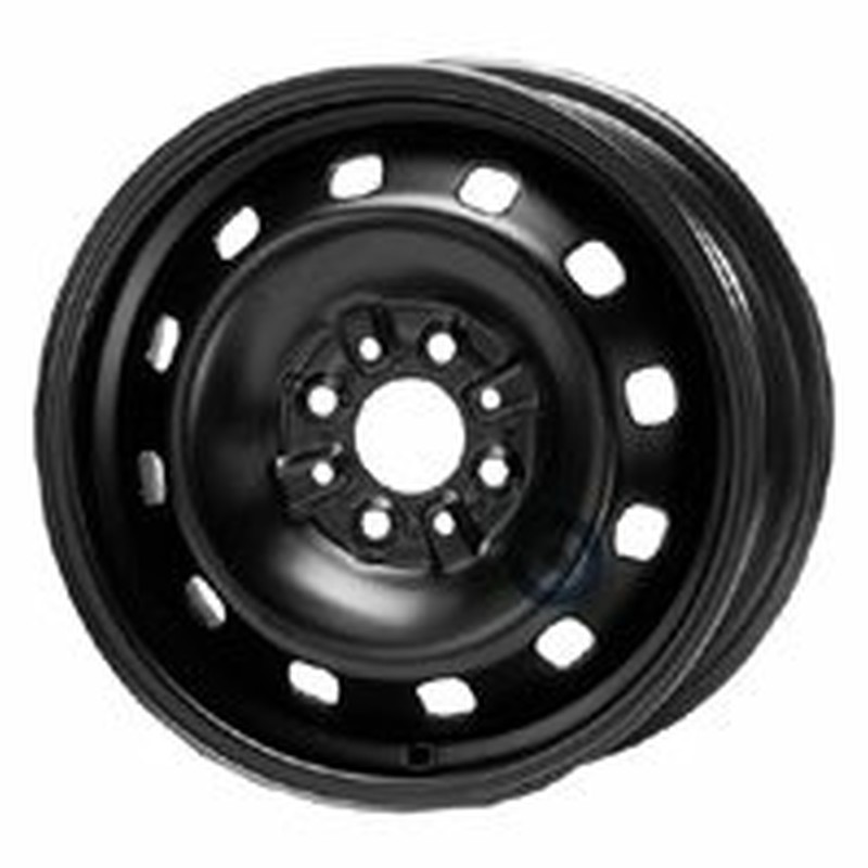 Cerchi in Lega KFZ ALCAR Steel Nero 4 fori 14\" 5.5X14 ET43 4x98